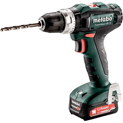 Metabo PowerMaxx SB 12 * Akku-Schlagbohrmaschine mit Schraubendreher TV00