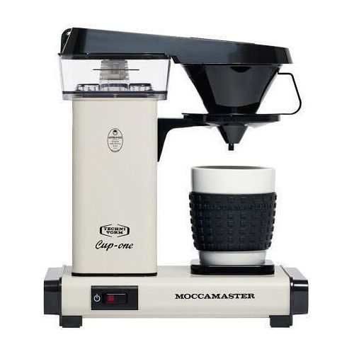 MOCCAMASTER Filterkaffeemaschine CUP-ONE Off-White Tropf-Stopp weiß NEU