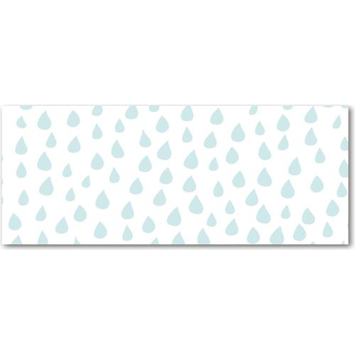 Tulup® Küchenrückwand Spritzschutz aus Glas -125x50 -Spritzschutz auf gehärtetes Glas Deko Kinderzimmer Tröpfchen