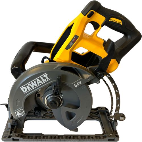 DeWALT DCS577N-XJ Akku-Handkreissäge (bl), Flexvolt, 2.400 Watt, 190 mm, Schnitttiefe 90°/45° 65/40 mm, ohne Akku