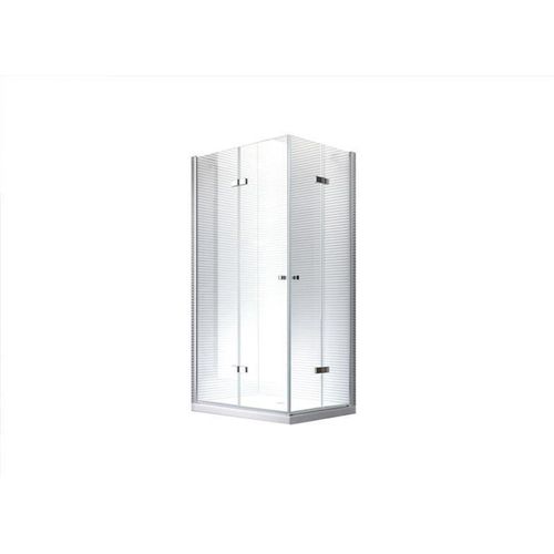 Glaszentrum Hagen - 90x75x180 cm - Hera Duschkabine Dusche Duschabtrennung - 8mm - ESG Glas mit Duschwanne + Siphon