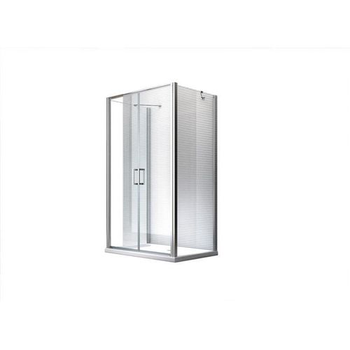 Glaszentrum Hagen - 90x90x90x195cm - Mille Duschkabine Dusche Duschabtrennung - 8mm/6mm - ESG Glas