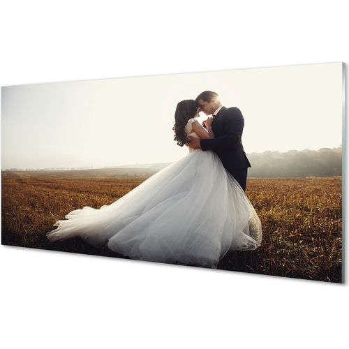 Spritzschutz 100x50 Wandkunst Bräutigam Himmel