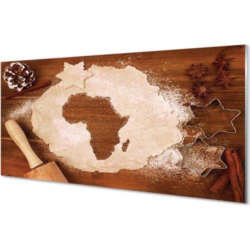 Spritzschutz 100x50 Wandkunst Küchen Teigroller Afrika