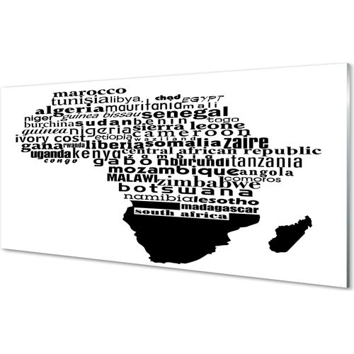 Spritzschutz 100x50 Wandkunst Schwarz-Weiß-Untertitel