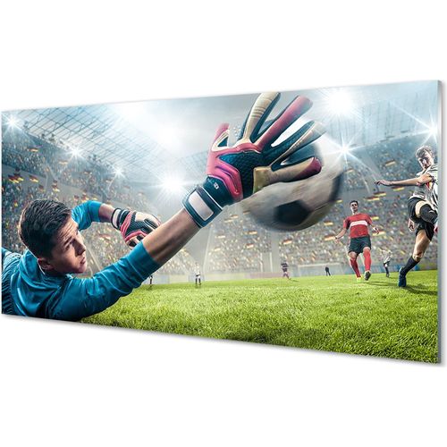 Spritzschutz 100x50 Wandkunst Man Verteidigung Ball