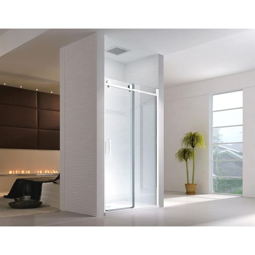 Glaszentrum Hagen - 115x195cm Nischentür Schiebetür Duschtür Nischendusche - ESG Glas