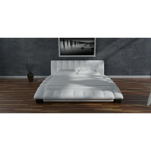 Wasserbett Bett Betten Komplett Lederbett Polsterbett mit Matratze Neu SANTANA