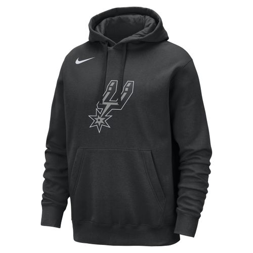 San Antonio Spurs Club Nike NBA-hoodie voor heren - Zwart