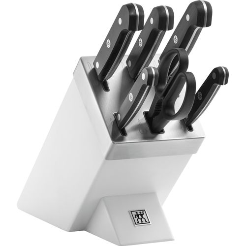 Messerblock ZWILLING "Gourmet", weiß, B:11,5cm H:20cm L:25,4cm, Messerblöcke, selbstschärfend