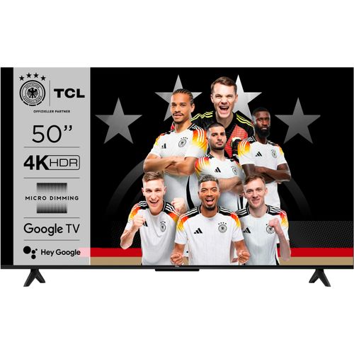 TCL LED-Fernseher, F (A-G), Fernseher, titan, anthrazit, 50