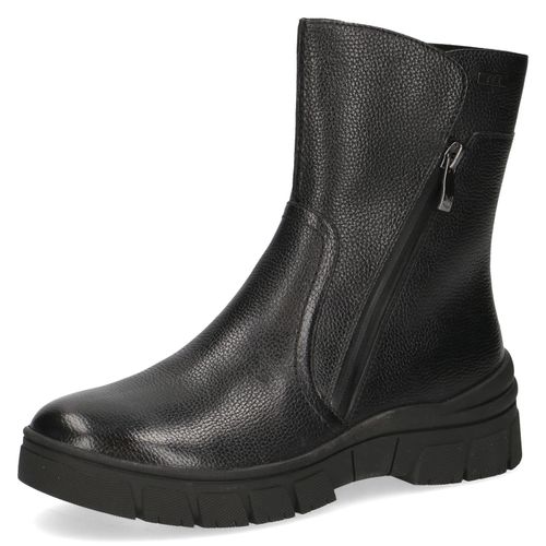 Winterboots CAPRICE, Damen, Gr. 36, schwarz, Nappaleder, sportlich, Schuhe, mit TEX-Ausstattung