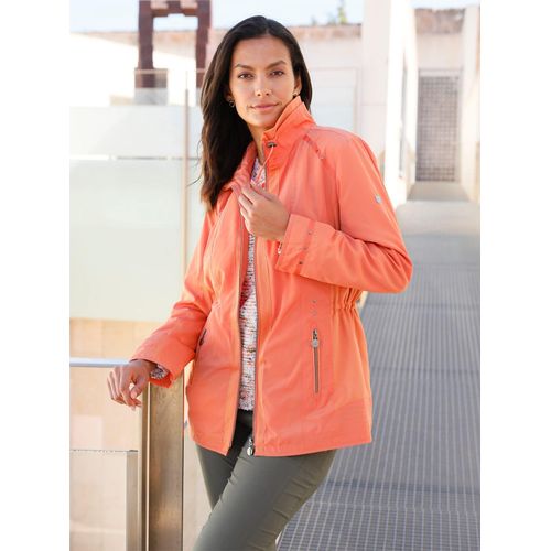 Funktionsjacke CASUAL LOOKS, Damen, Gr. 46, orange (papaya), 100% Polyester, unifarben, Langarm, Jacken