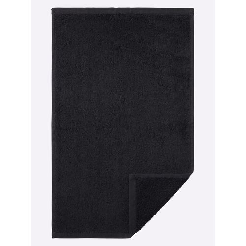 Handtuch WÄSCHEPUR Gr. 2, schwarz, B:70cm L:140cm, 100% Baumwolle, Handtücher (Packung)