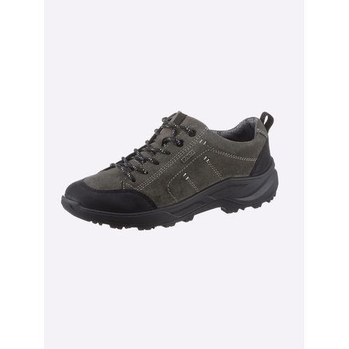Schnürschuh JOMOS, Damen, Gr. 39, grau (anthrazit), Veloursleder, Nubukleder, sportlich, Schuhe