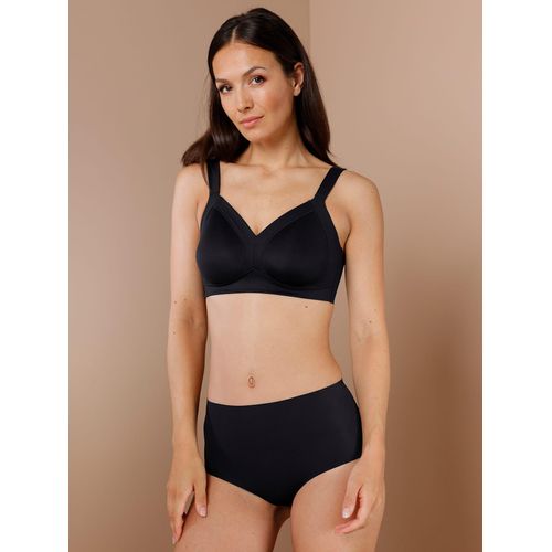 Bügelloser BH MMTC, Damen, Gr. 75, Cup A, schwarz, 44% Polyamid, 37% Elasthan, 19% Polyester, BHs