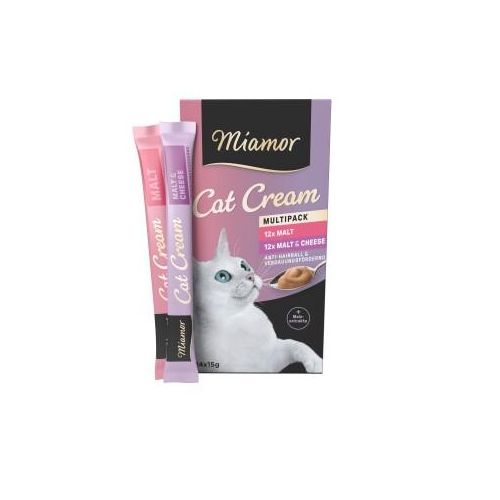 Miamor Cat Snack Malt-Cream Vorteilspack 24x15g