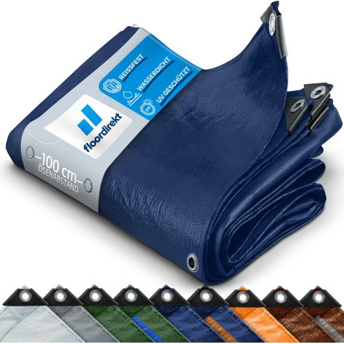 Abdeckplane 240g/m² verschiedene Farben & Größen Blau 800x1200 cm