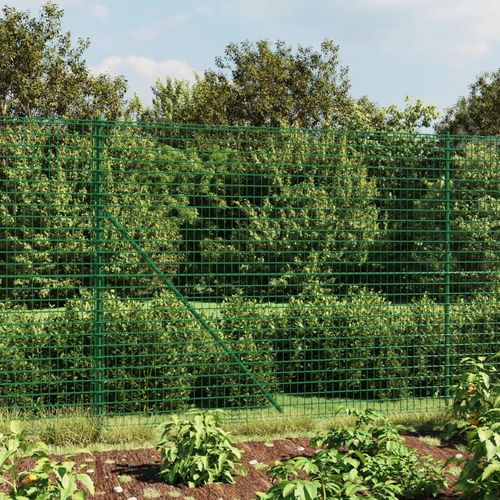 [Home] Maschendrahtzaun mit Bodenhülsen Grün 2x25 m , Neue Mode 2024 im häuslichen Leben