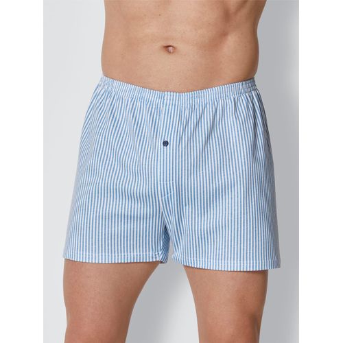 Boxershorts KINGS CLUB Gr. 8, blau (bleu, sortiert), Herren, 100% Baumwolle, Unterhosen