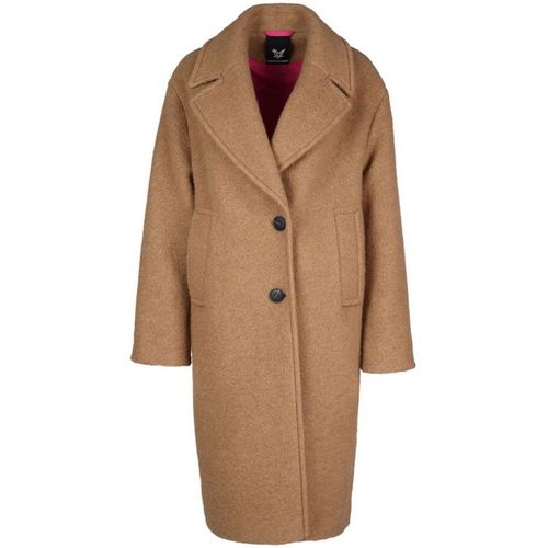 Wollmantel FUCHS SCHMITT, Damen, Gr. 46, beige, Web, Obermaterial: 75% Wolle, 25% Polyester, unifarben, clean, modisch, regular fit, Langarm, Mäntel, mit Leistentaschen