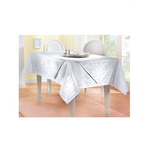 Tischdecke Gr. 3, weiß, B:130cm L:160cm, Tischdecken