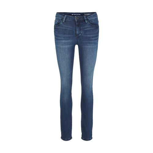 TOM TAILOR Damen TTALEXA SKINNY Jeans, blau, Uni, Gr. 32/32