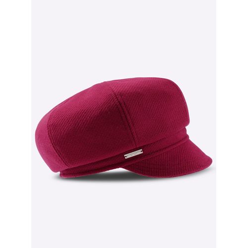 Schirmmütze CASUAL LOOKS, Damen, rot (bordeaux), Kunstfaser, Mützen