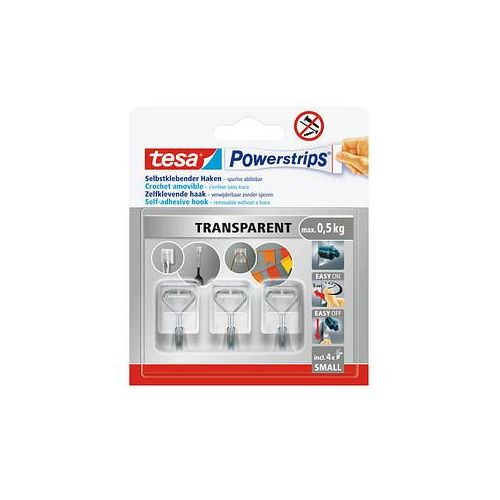 tesa Powerstrips Klebehaken für max. 0,5 kg, 3 St.