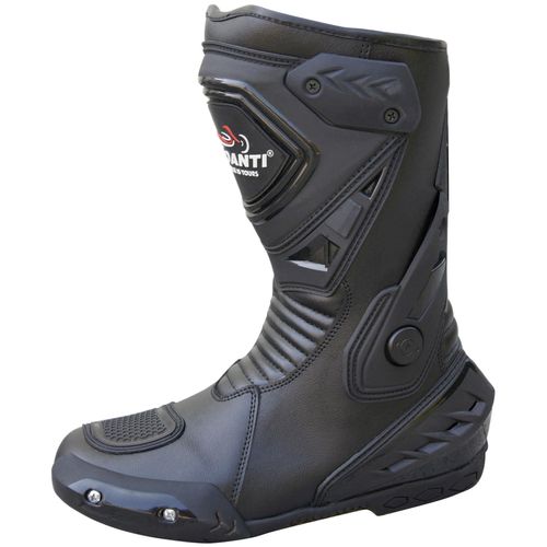 Motorradstiefel PROANTI Gr. 42, schwarz, Schuhe, 42, Obermaterial: 100% Rindsleder. Futter: 100% Polyester