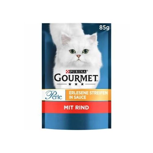 GOURMET Perle Erlesene Streifen 26x85g Rind