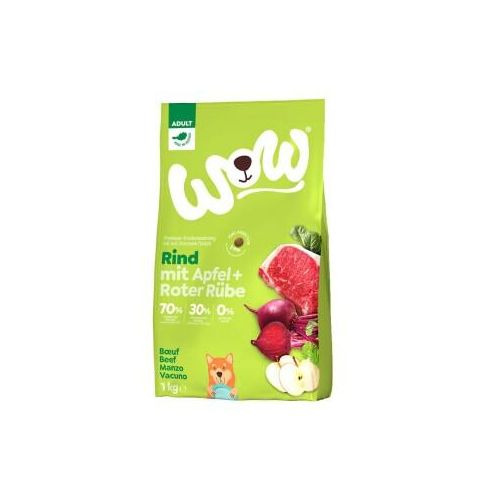 WOW Mini Adult Rind mit Apfel 1kg