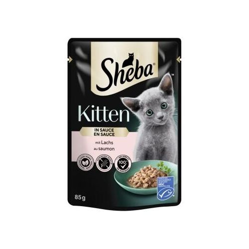 Sheba Kitten in Sauce 28x85 g Lachs