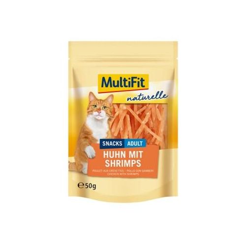 MultiFit Naturelle Huhn mit Shrimps 4x50g