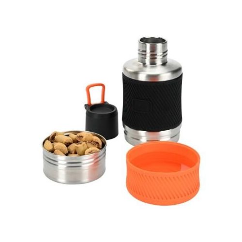 Dogs Creek Carry Reise Set Futter- und Wasserbehälter 800ml orange