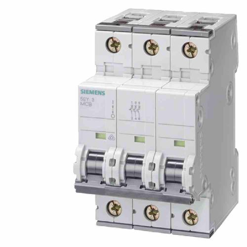 SIEMENS AG Leitungsschutzschalter C 6A 3p 400V 6kA 3TE UC