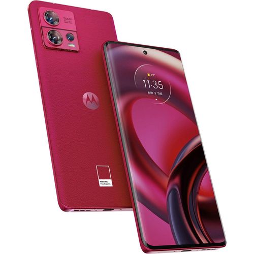Motorola edge30 fusion 8GB+128GB 5G Pantone Viva Magenta Smartphone, Farbe:Magenta