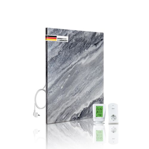 Marwona 500 Watt Naturstein Infrarotheizung mit Digitalthermostat - Wandheizung - Germany - Qarama