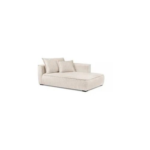 Mid.you Récamiere , Creme , Textil , Kiefer , 208x95x124 cm , Made in Eu , Wohnzimmer, Sofas & Couches, Sofas, Recamieren