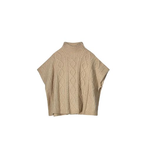 Summum 7s5858-8006 poncho cable knit