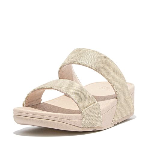 FitFlop Lulu glitz-canvas slides