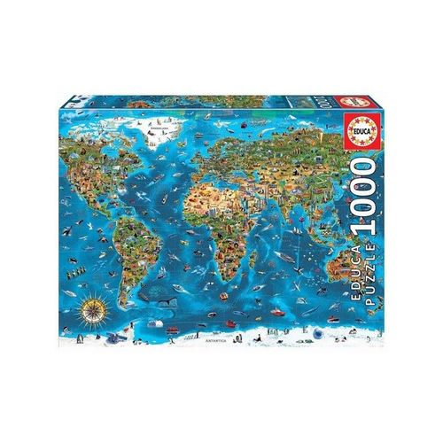Educa Puzzle - Worlds Wonders (1000) 3D Puzzle