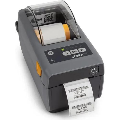 ZD411, Bondrucker dunkelgrau, 203 dpi, Thermodirektdruck, Bluetooth (BLE), RTC, WLAN