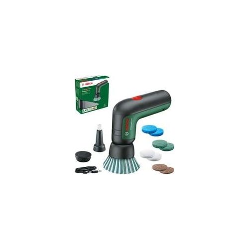 Akku-Bürste UniversalBrush Set, 3,6Volt, Bürstenschleifer grün/schwarz, mit Zubehör-Set