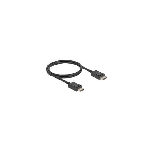 Kabel DisplayPort 2.1 Stecker ></noscript> DisplayPort Stecker, 16K, 80 Gbps schwarz, 1 Meter