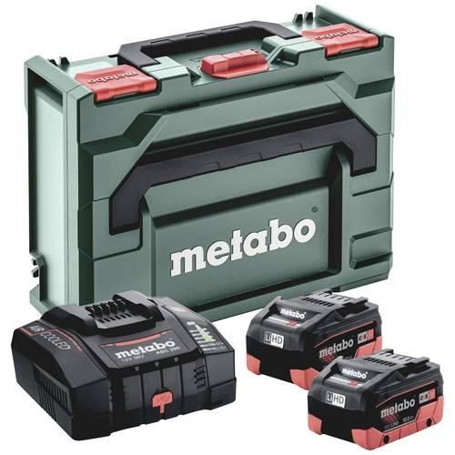 Metabo Basic-Set 2x LiHD 10 Ah + ASC 290 + metaBOX 145 685304000 Werkzeug-Akku und Ladegerät 18 V 10 Ah LiHD