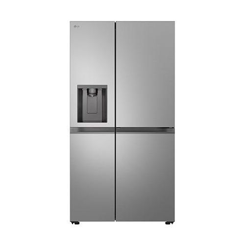 LG Side-by-Side Kühlschrank (E, 638L, 179cm hoch) mit 4L internem Wassertank, Eis, Crushed Ice und Wasserspender GSJC41PYPE