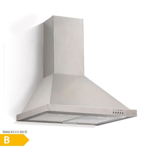 PKM Kaminabzugshaube 6090-2H - 60cm, Edelstahl, Wandesse, Dunstabzugshaube