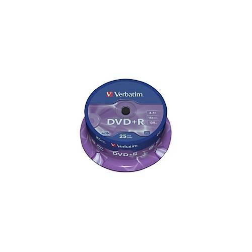 Verbatim DataLifePlus - DVD+R x 25 - 4.7 GB - Speichermedium