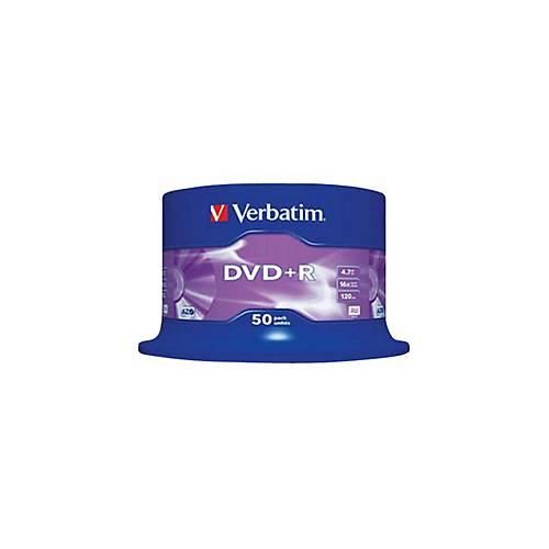 Verbatim - DVD+R x 50 - 4.7 GB - Speichermedium